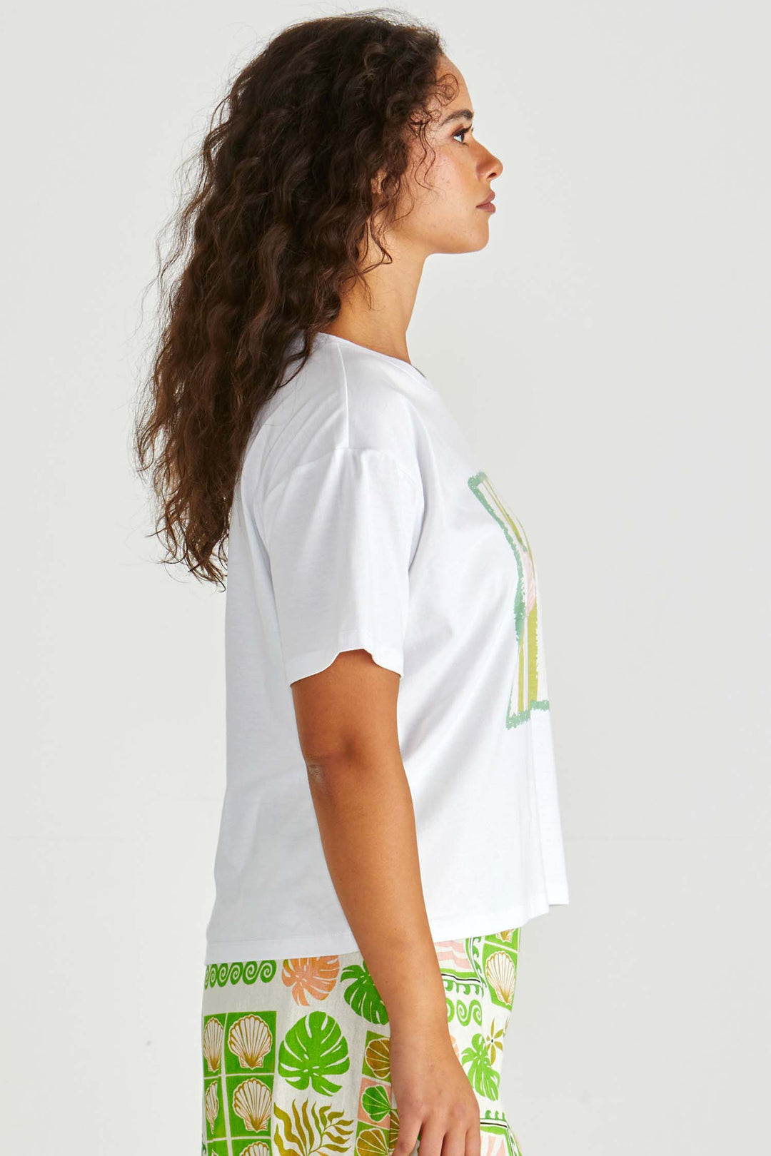 Cynthia Tee in Seashell Stripe