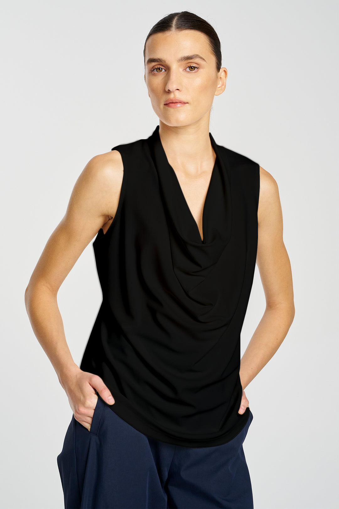 Drape Shell Drape Shell in Black by Mela Purdie – Frockaholics at Momento Dezigns