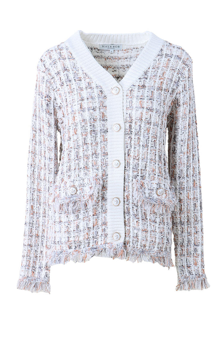 Dallas Cardigan in Ivory