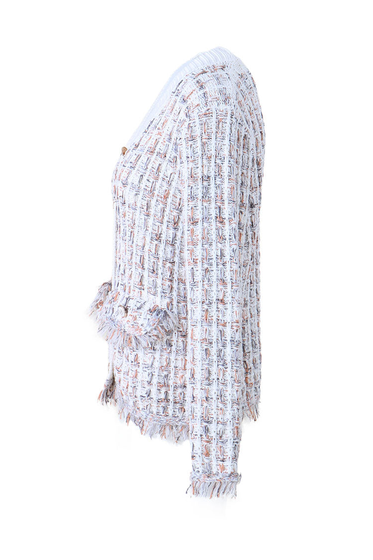 Dallas Cardigan in Ivory