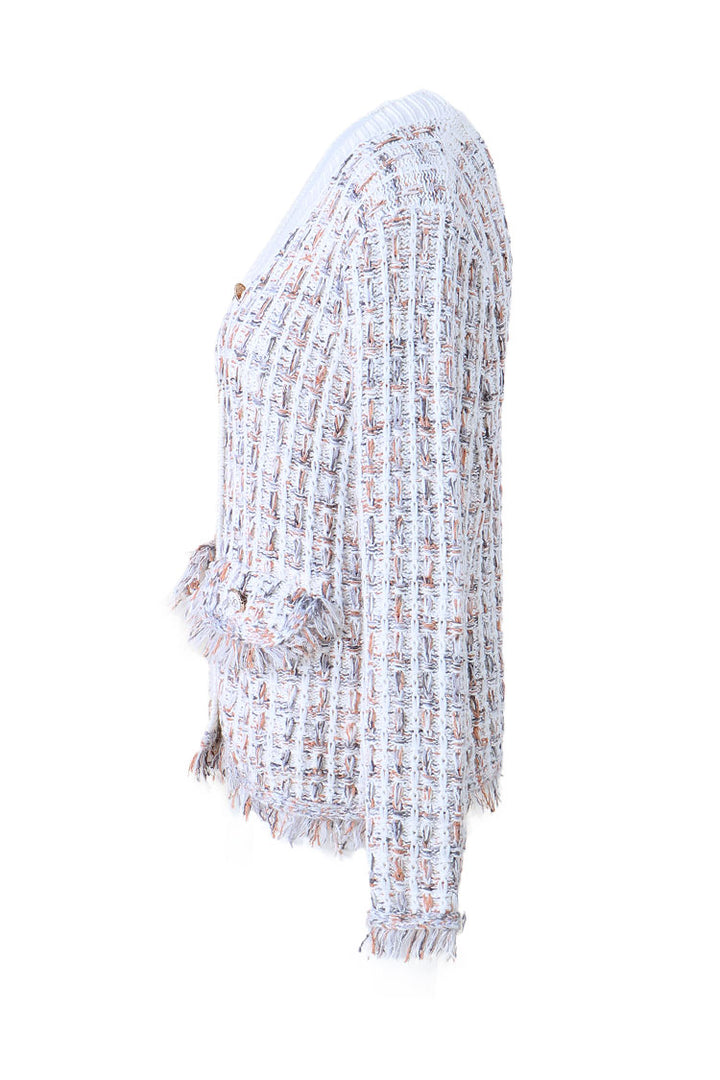 Dallas Cardigan in Ivory