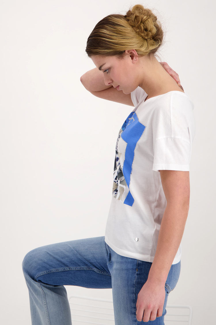 Dalmatians Print Front Blue T-shirt | FINAL SALE