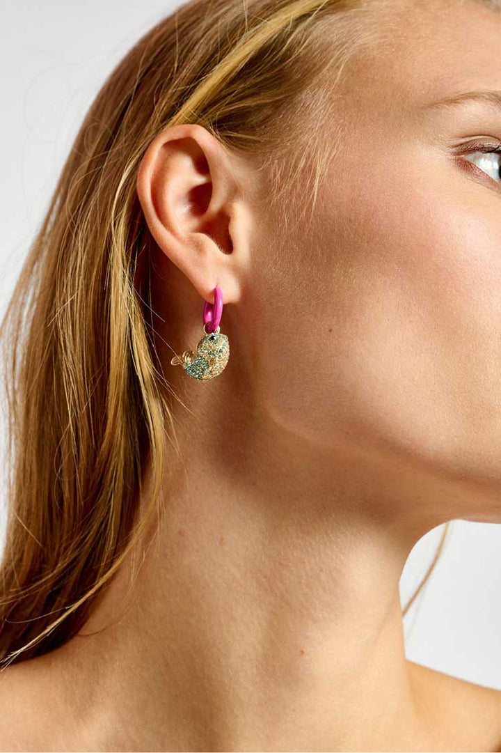 Dannic Hoop Earring - Fish & Lifebuoy