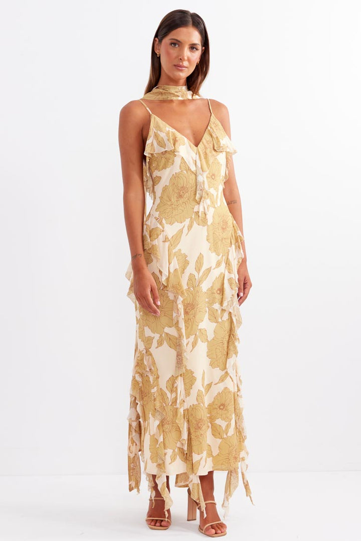 Darling Cascade Midi Dress | FINAL SALE