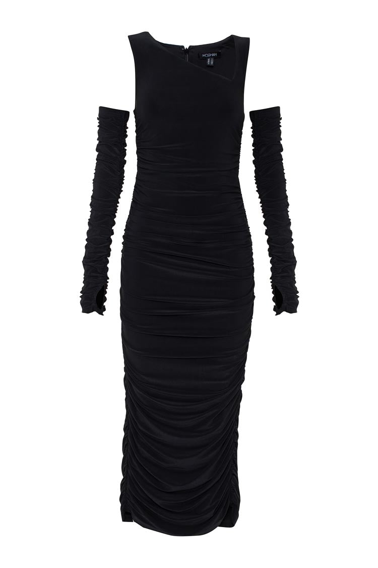 Defy Midi Dress in Black | FINAL SALE