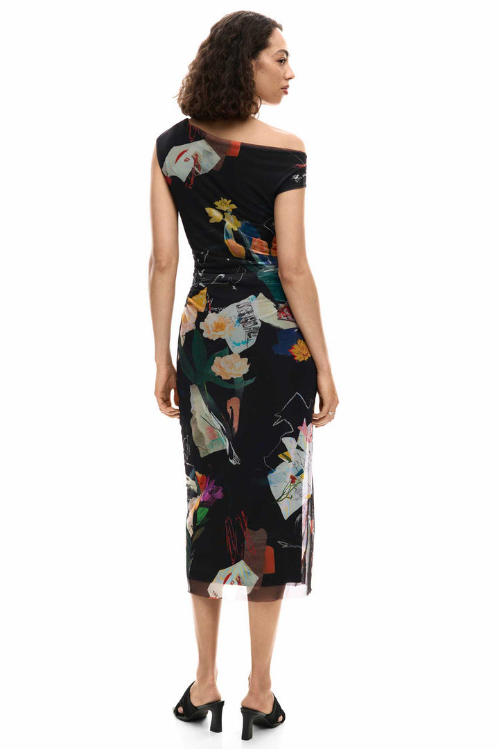Delaware Midi Dress in Black