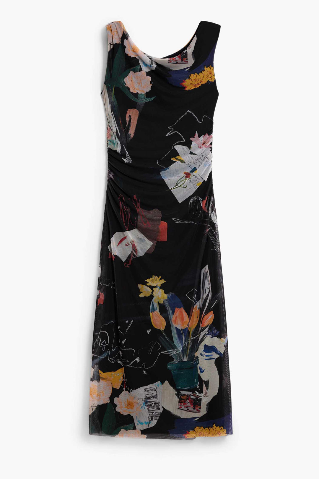 Delaware Midi Dress in Black