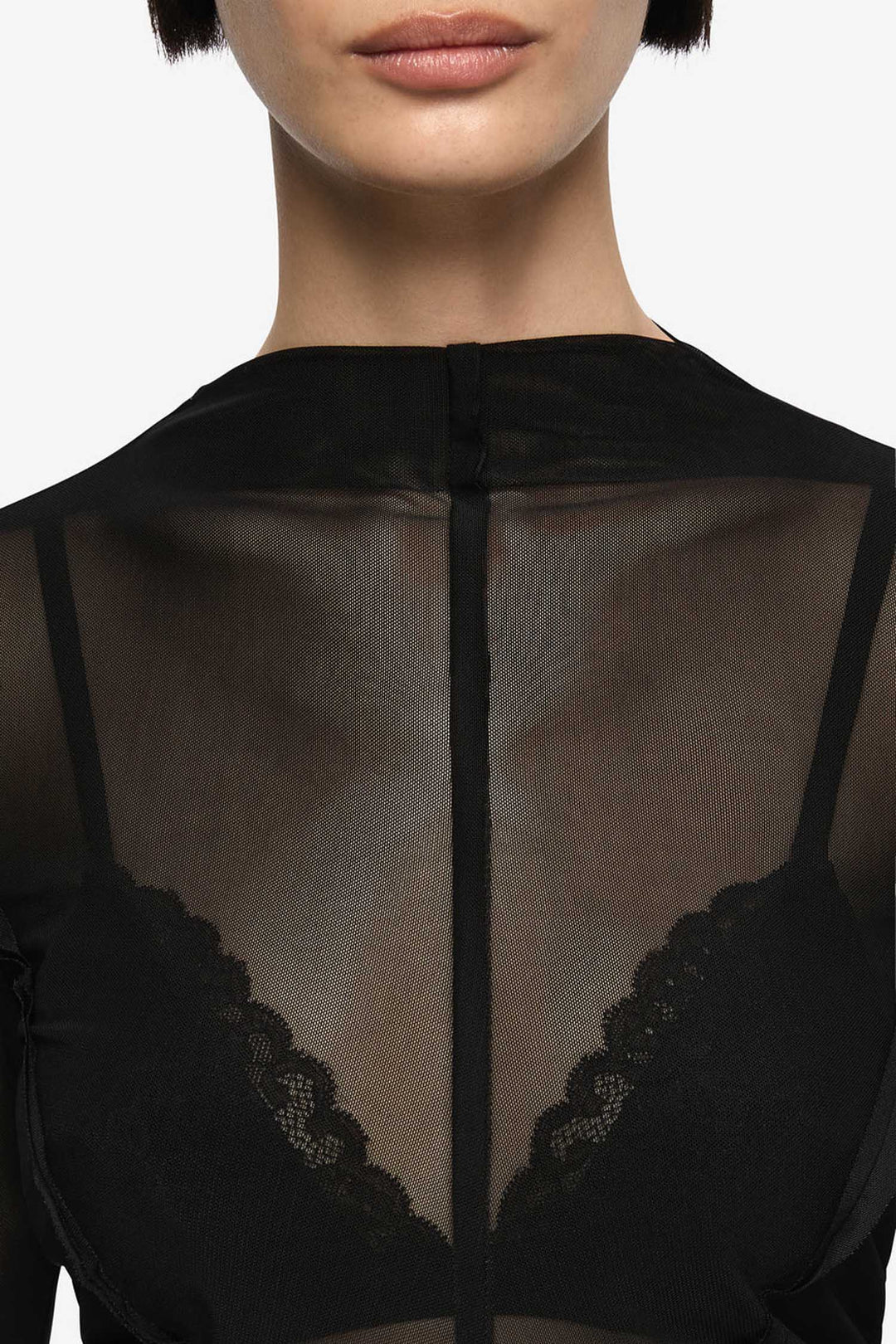 Delila LS Top in Black