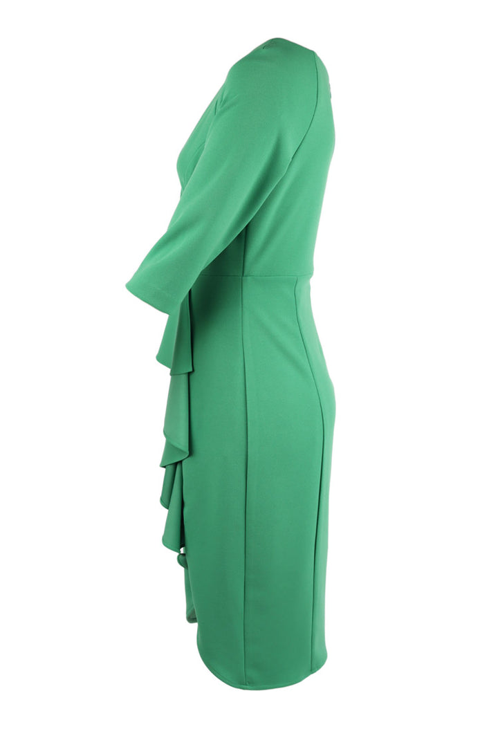 Demi 3/4 Sleeved Dress in Green