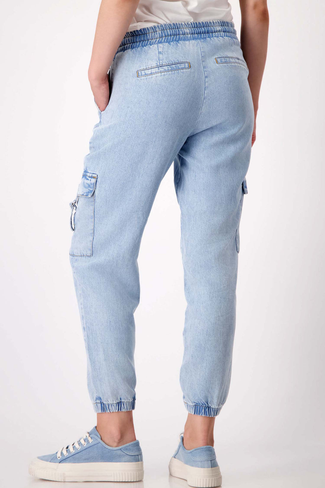 Denim Cargo Pants w Pockets