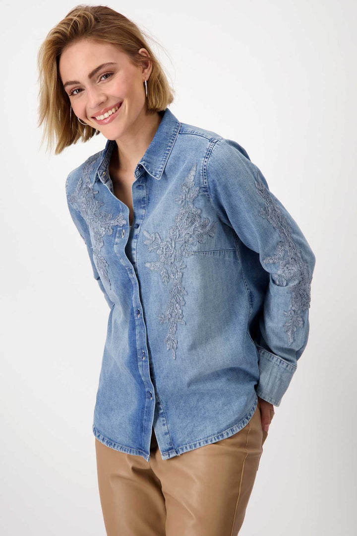 Denim Shirt w Appliqué