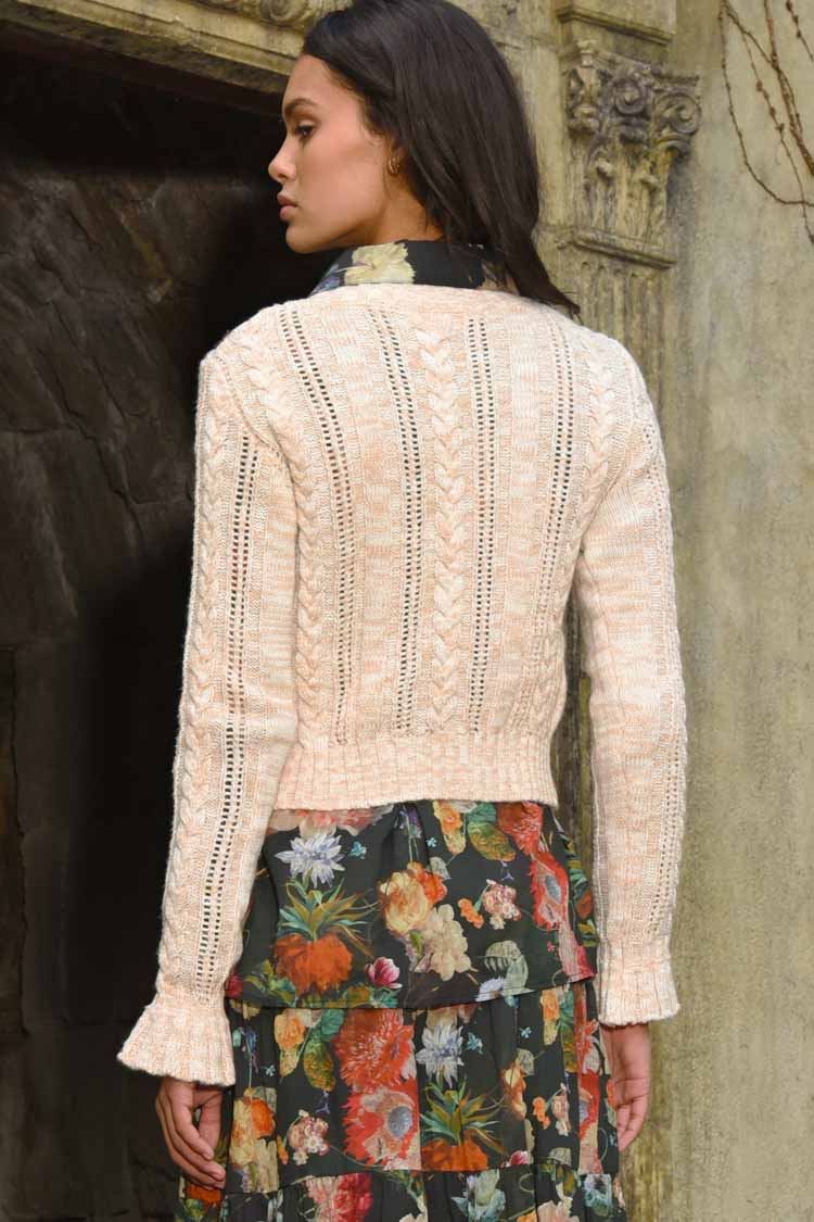 Designer Cable Jumper in Oatmeal | FINAL SALE