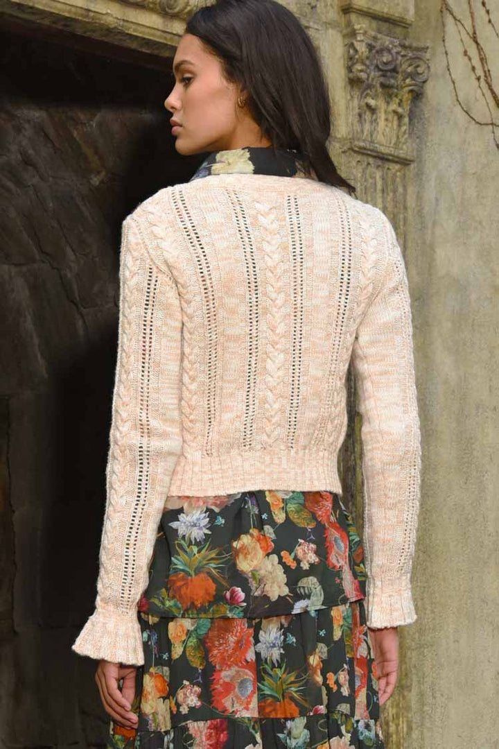 Designer Cable Jumper in Oatmeal | FINAL SALE