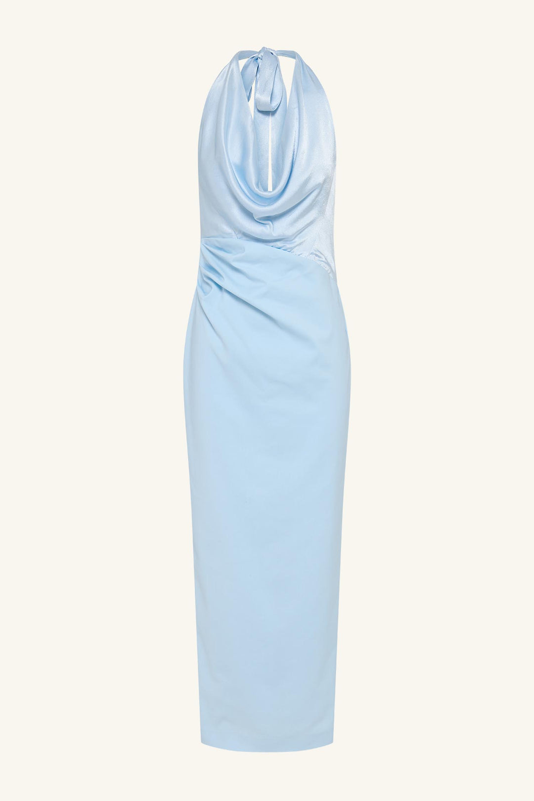 Dillon Cowl Neck Maxi Dress in Seabreeze