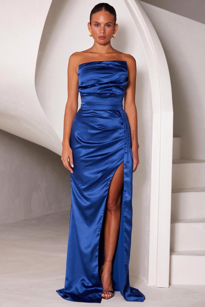 Dillon Evening Gown in Indigo