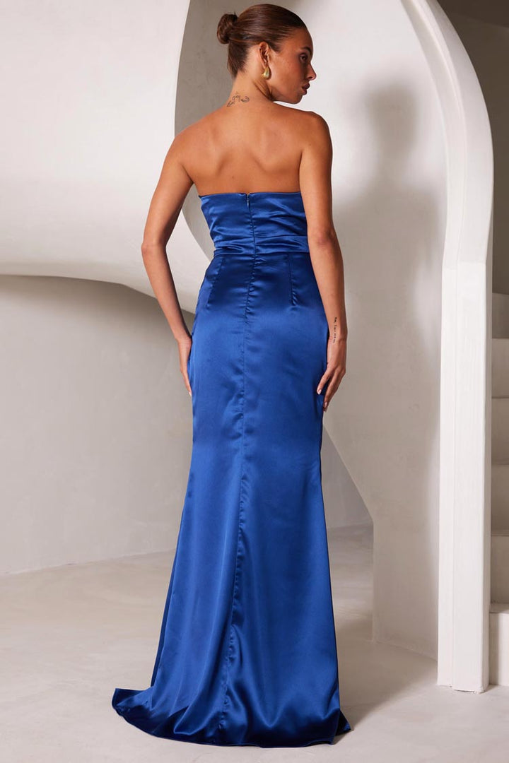 Dillon Evening Gown in Indigo