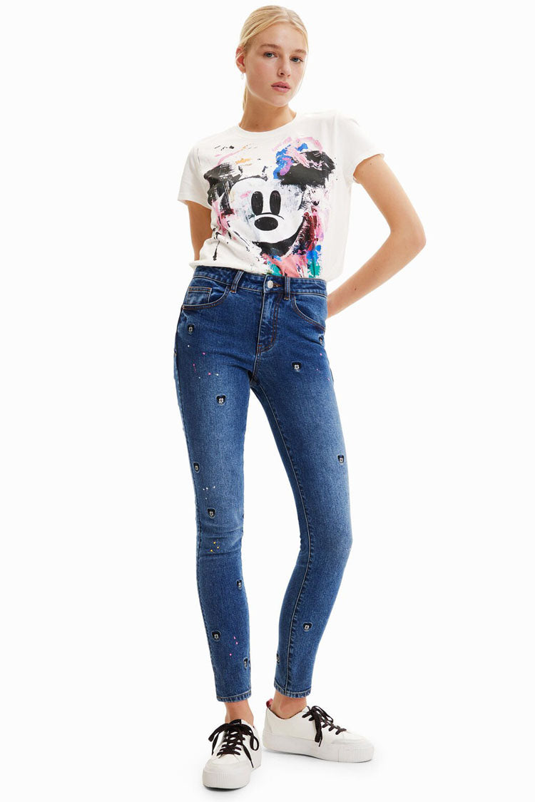 Disney's Mickey Mouse Slim Push-up Jeans