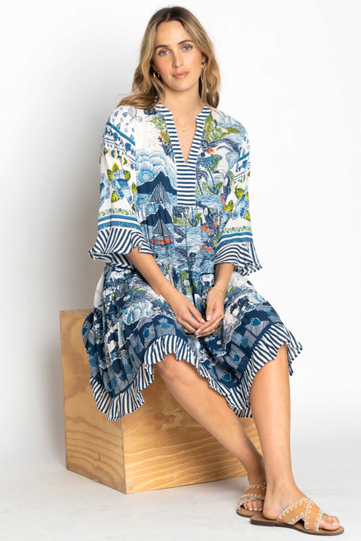 Dita Dress in Ocean