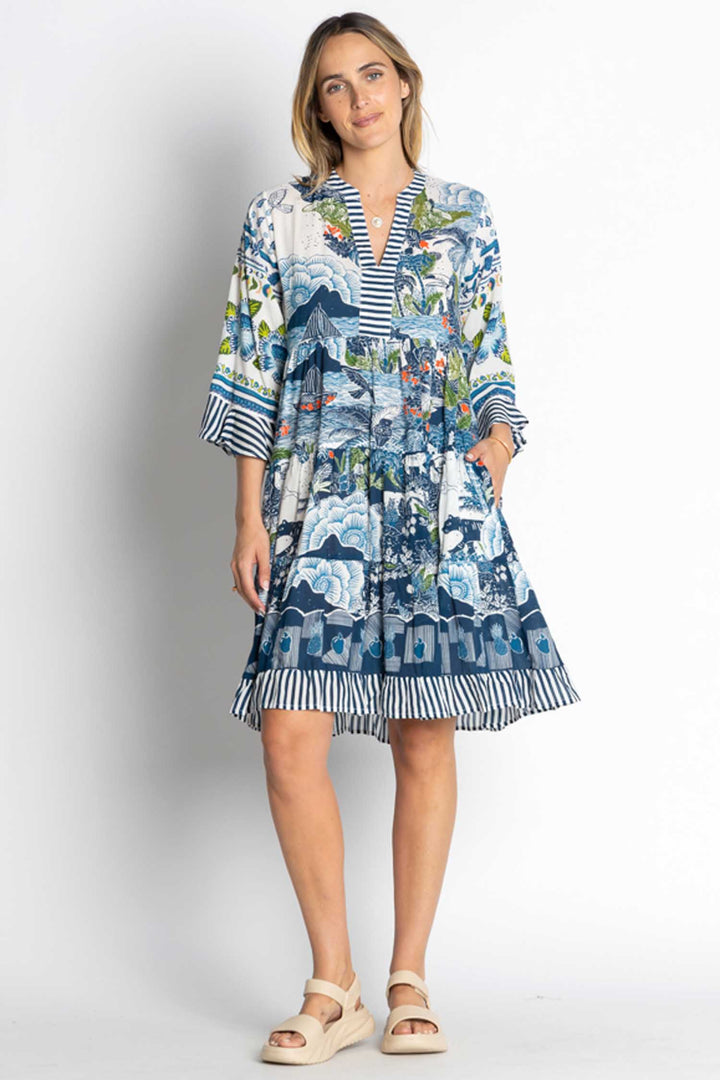Dita Dress in Ocean