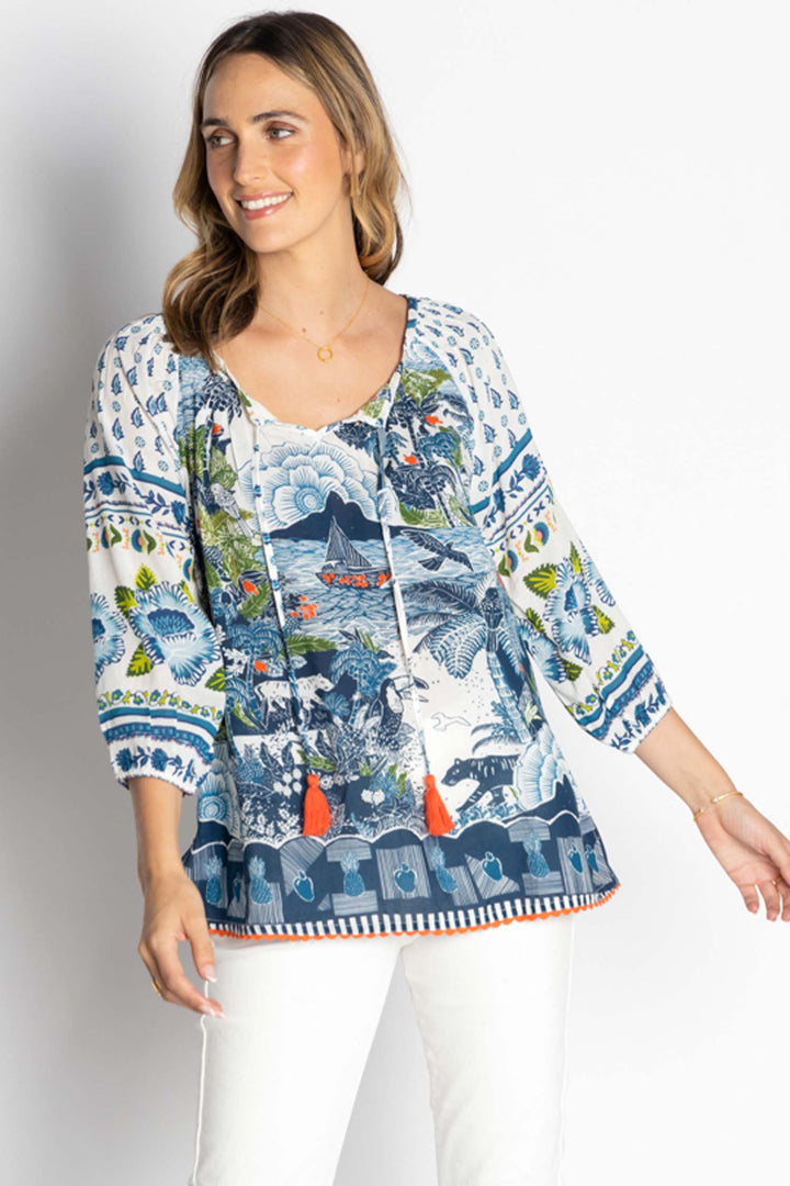 Dita Top in Ocean