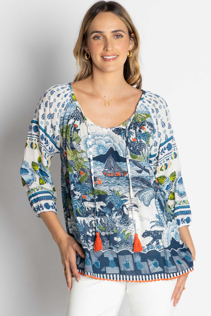 Dita Top in Ocean