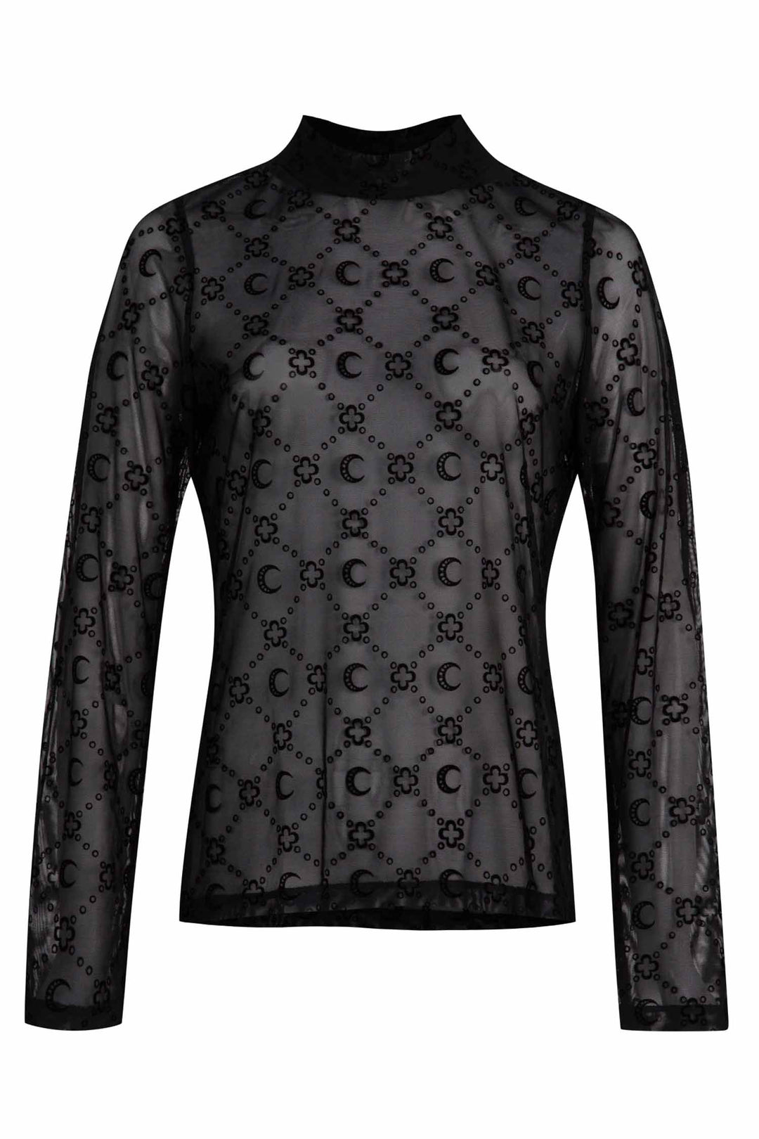 Don't Get Meshy Top in Black