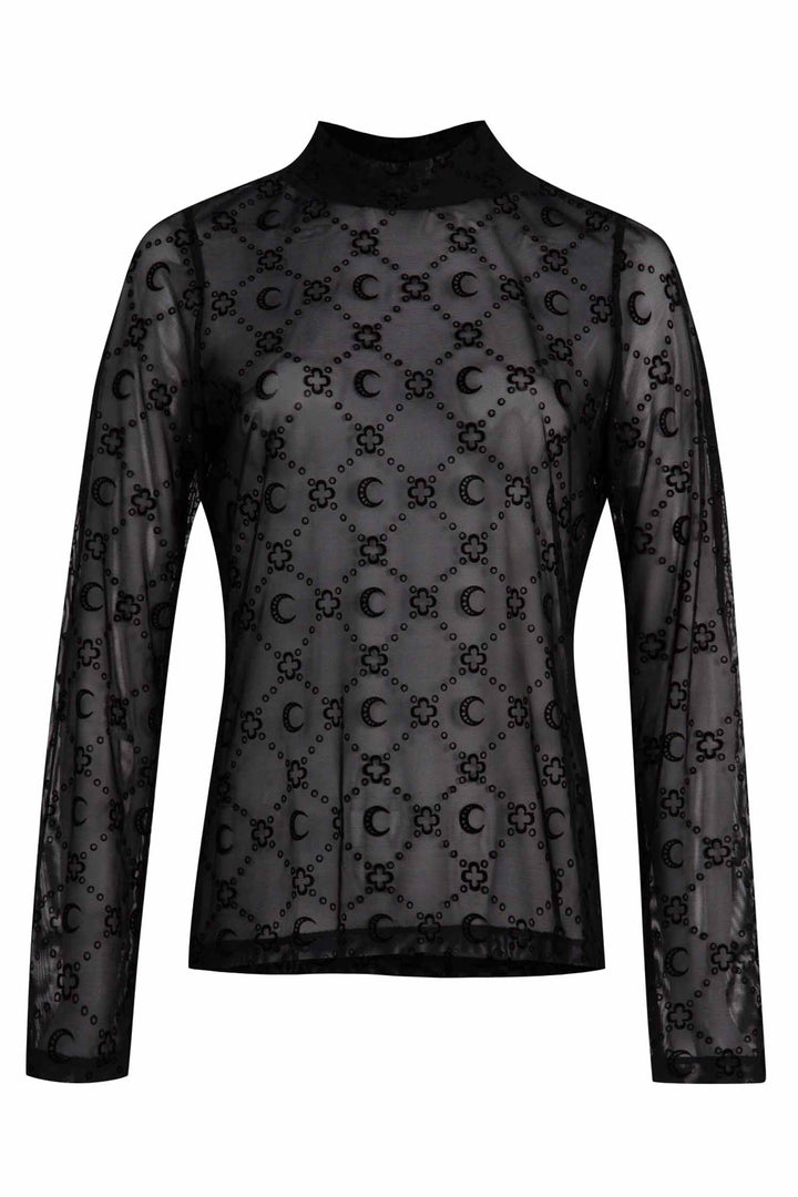 Don't Get Meshy Top in Black