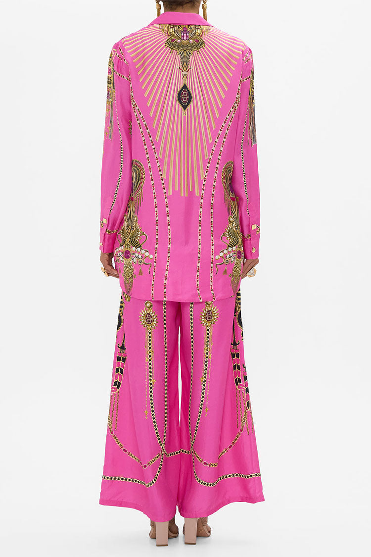 Double Breasted Soft Jacket in Song of Scarab | FINAL SALE