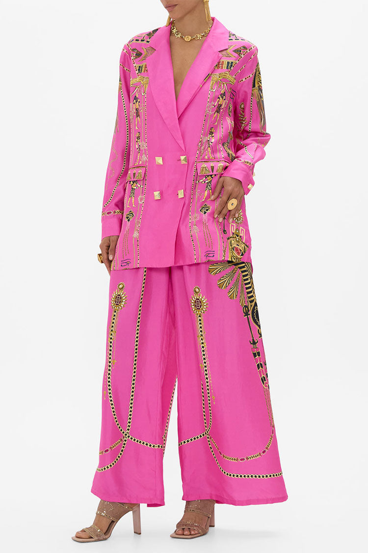 Double Breasted Soft Jacket in Song of Scarab | FINAL SALE
