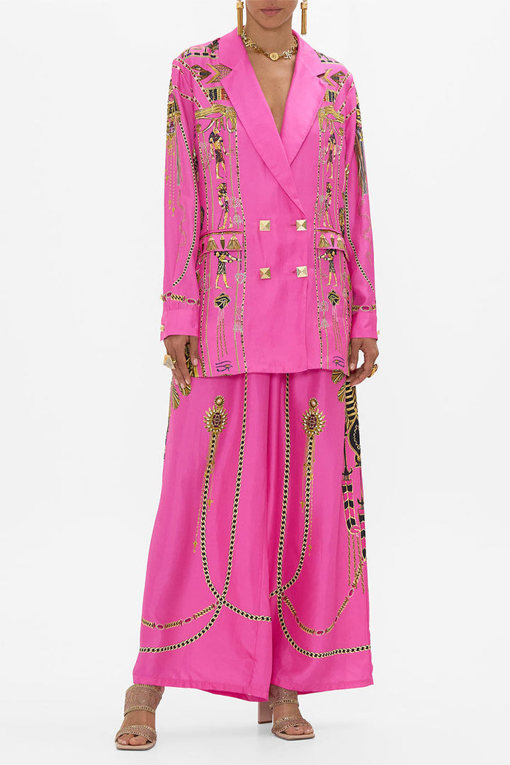 Double Breasted Soft Jacket in Song of Scarab | FINAL SALE
