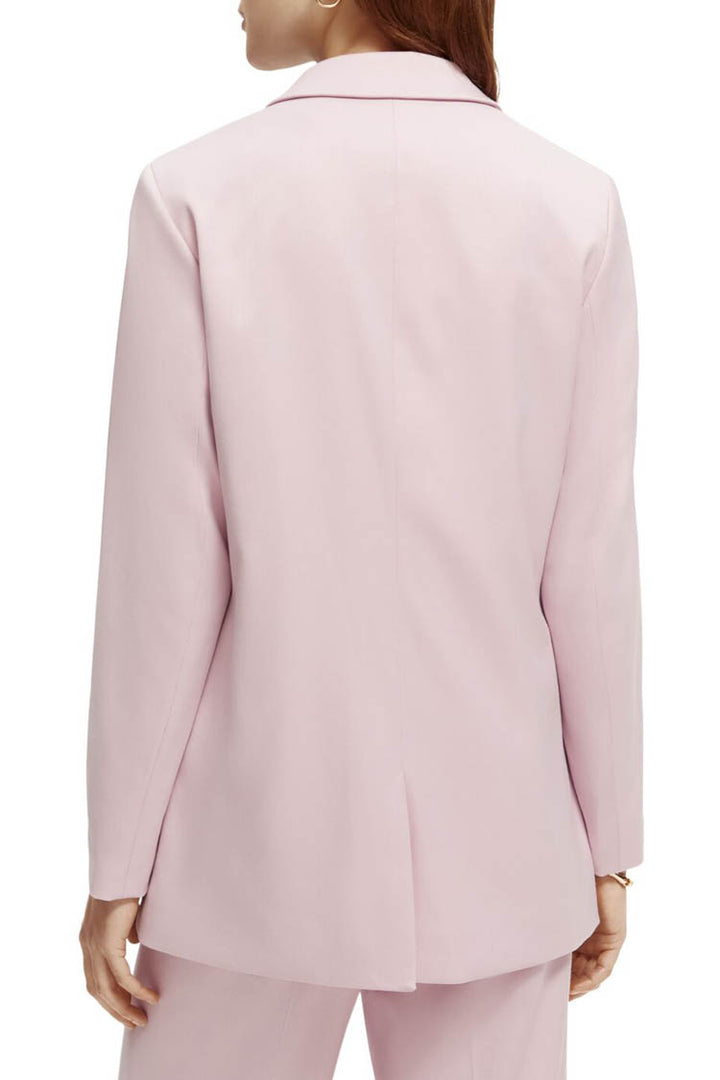 Double Breasted Tailored Blazer in Lavender