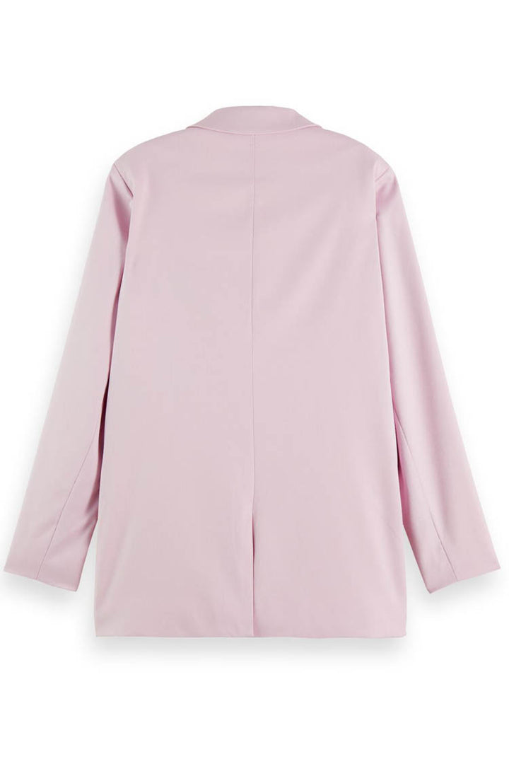 Double Breasted Tailored Blazer in Lavender