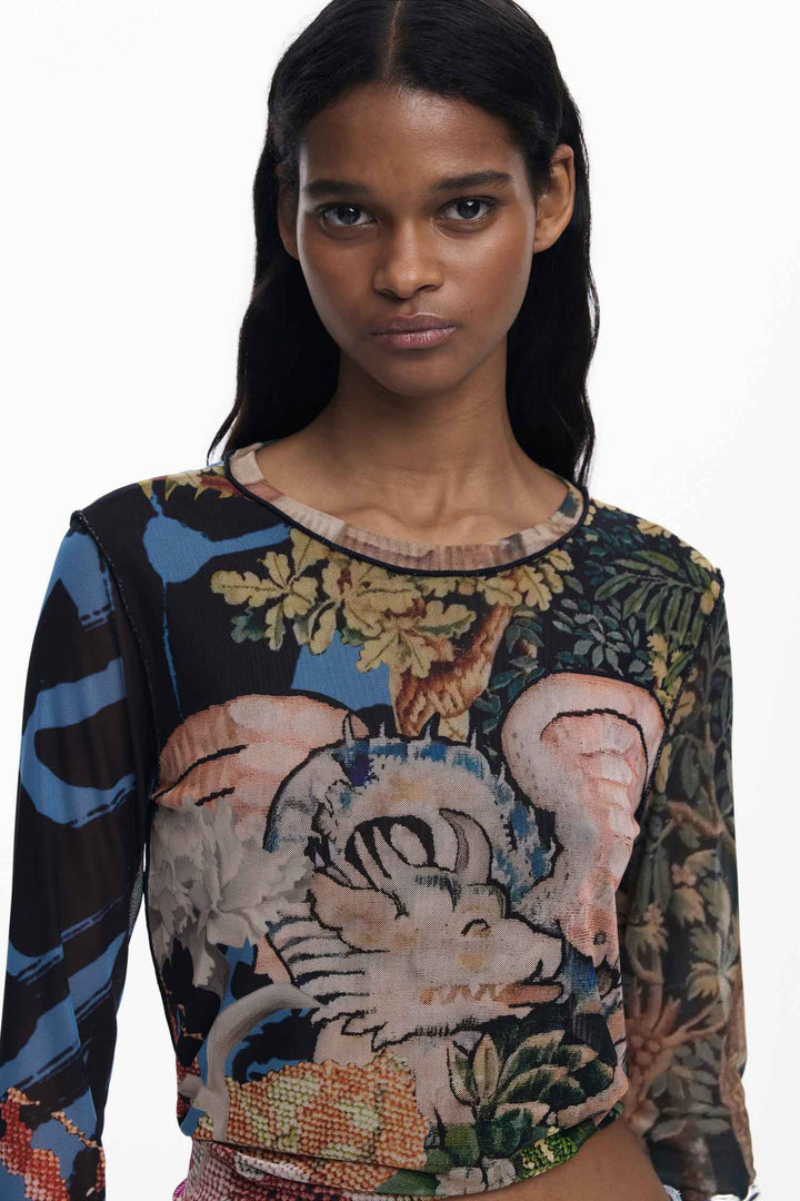 Dragon Lacroix LS Top in Azul Plomo