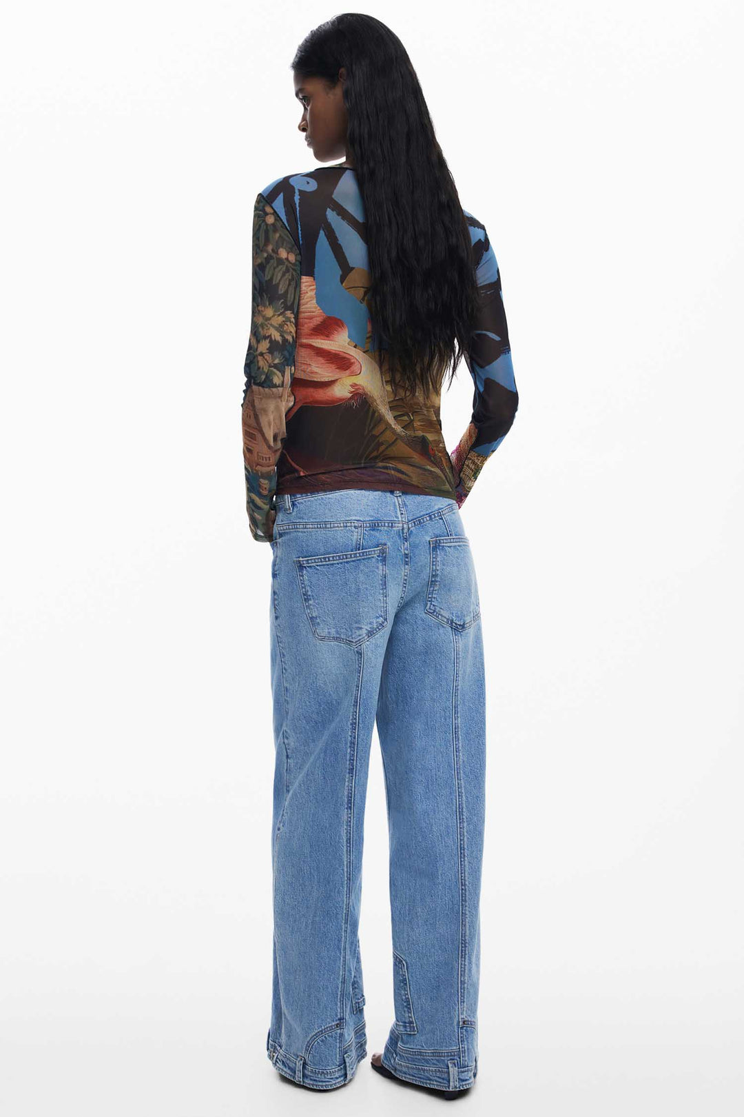 Dragon Lacroix LS Top in Azul Plomo