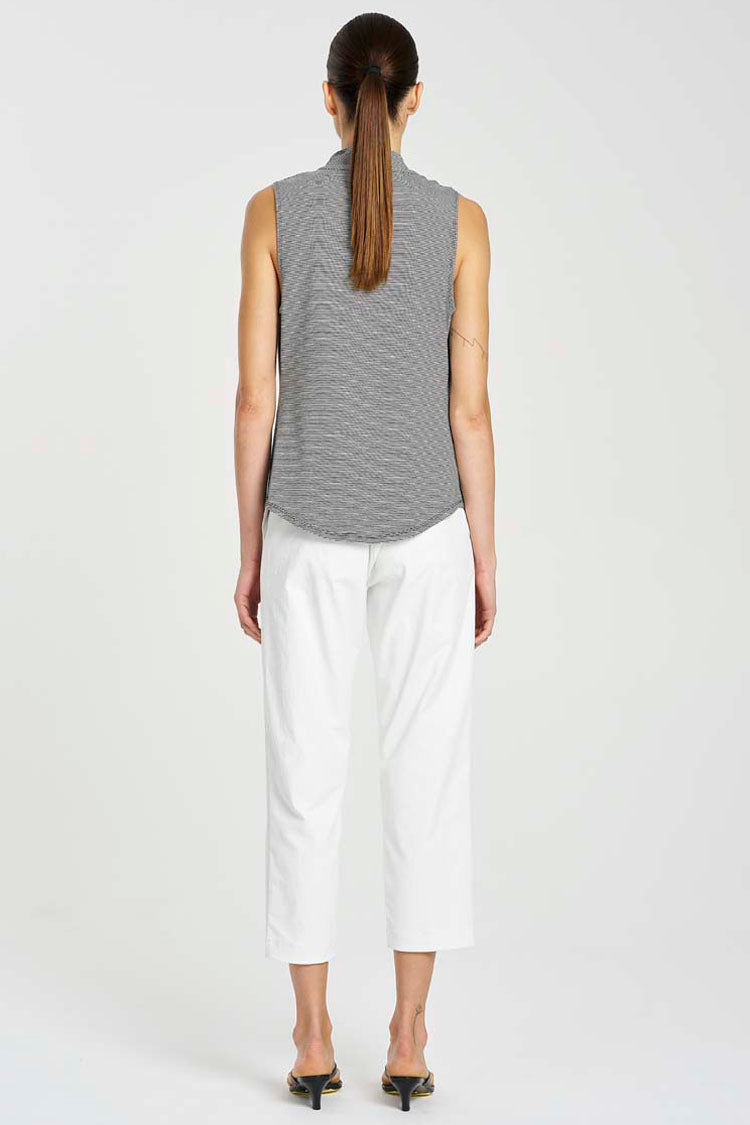 Drape Shell Drape Shell in Caviar Stripe by Mela Purdie – Frockaholics at Momento ...