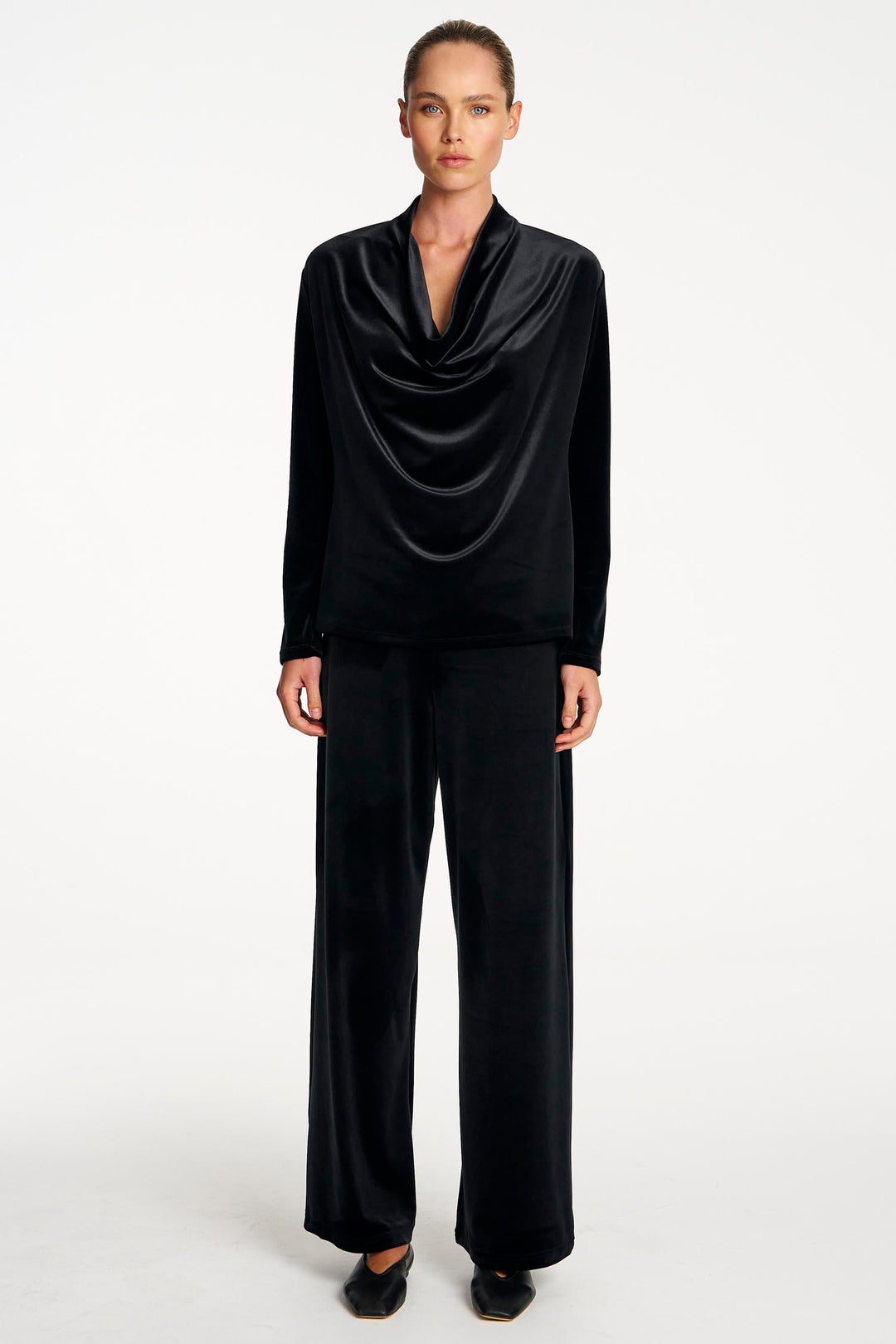 Drape Top in Black