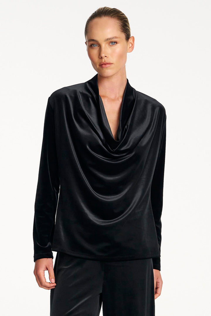 Drape Top in Black