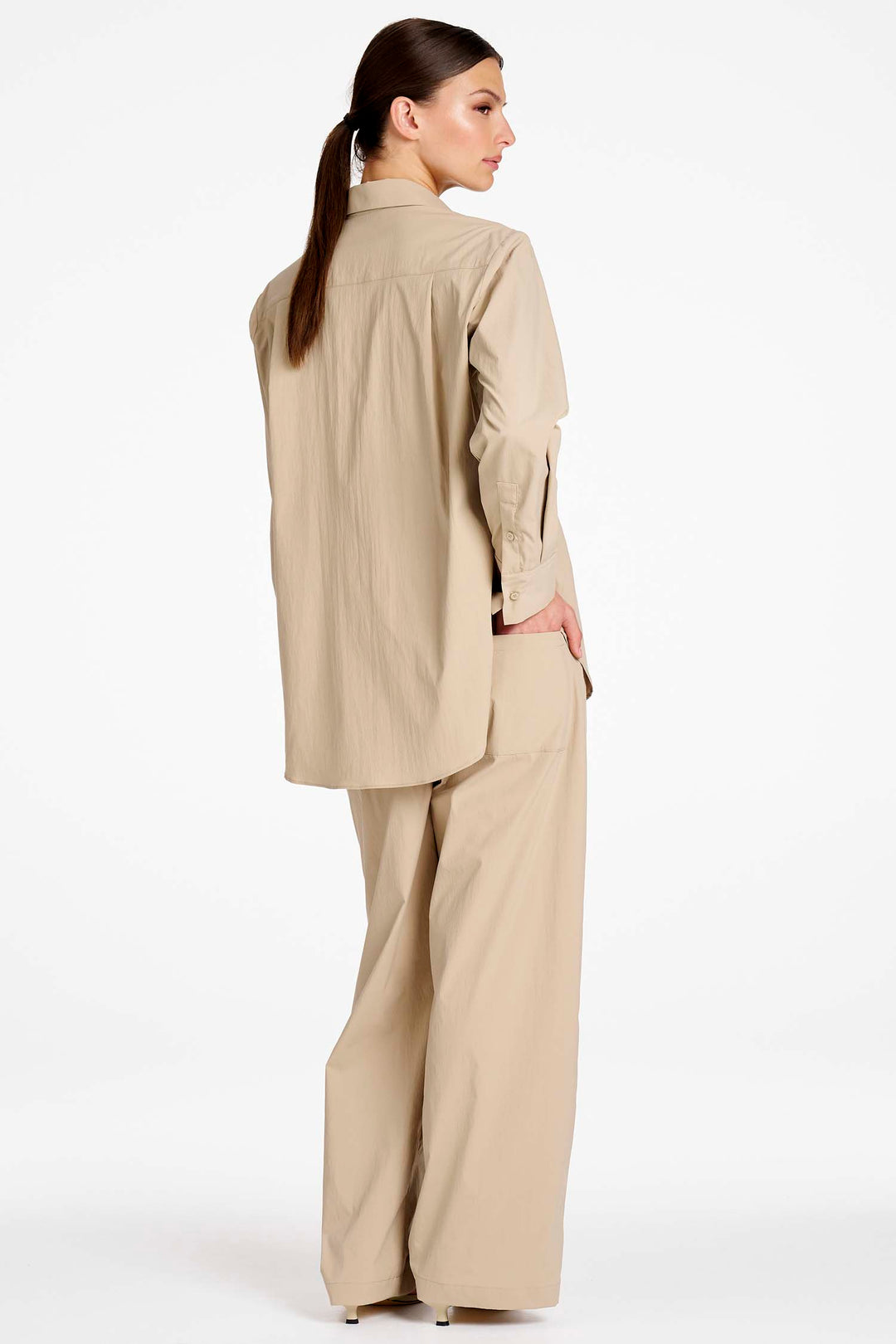 Draw Pant in Taupe