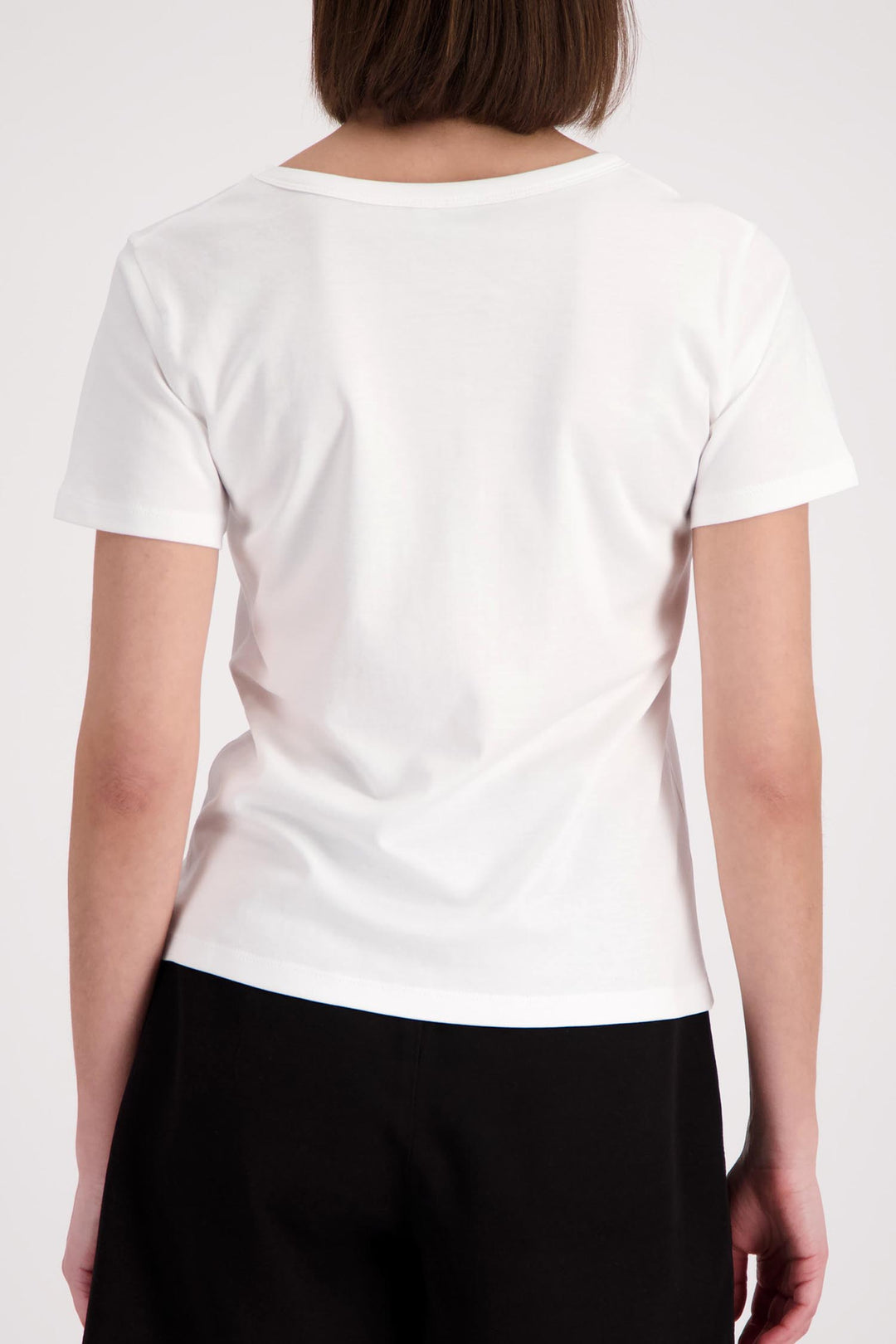 Drawn Women T-Shirt in Cream