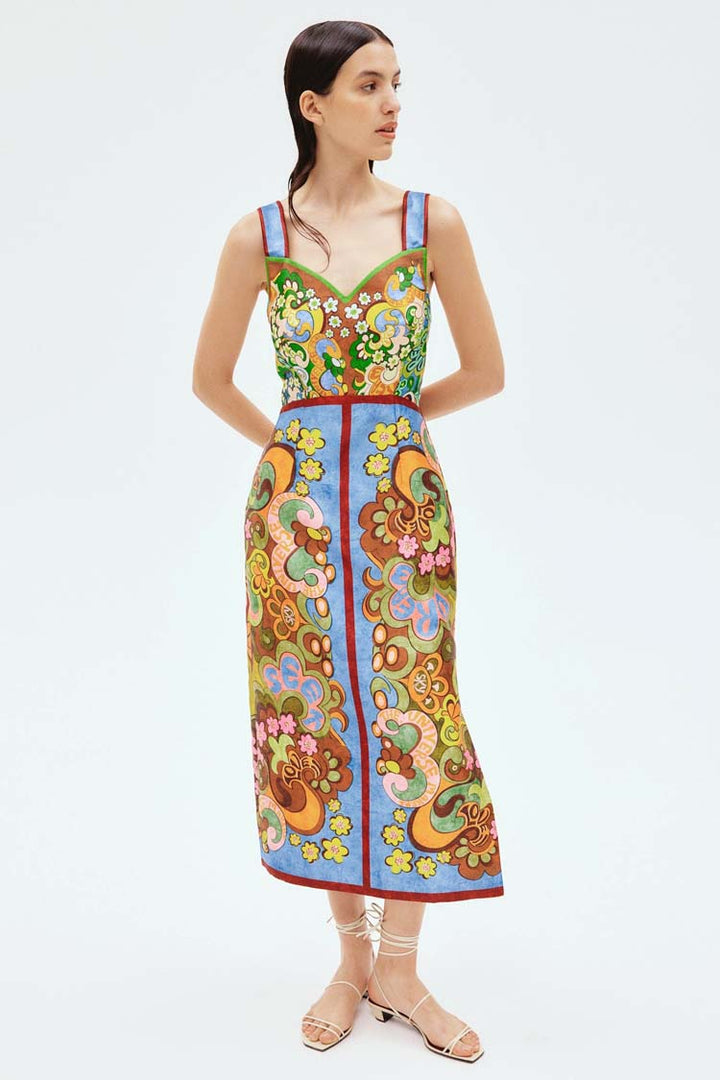 Dreamer Corset Midi Dress