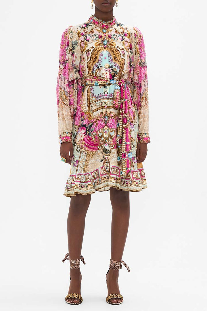 Drop Sleeve Shirt Dress in Call Of The Canel