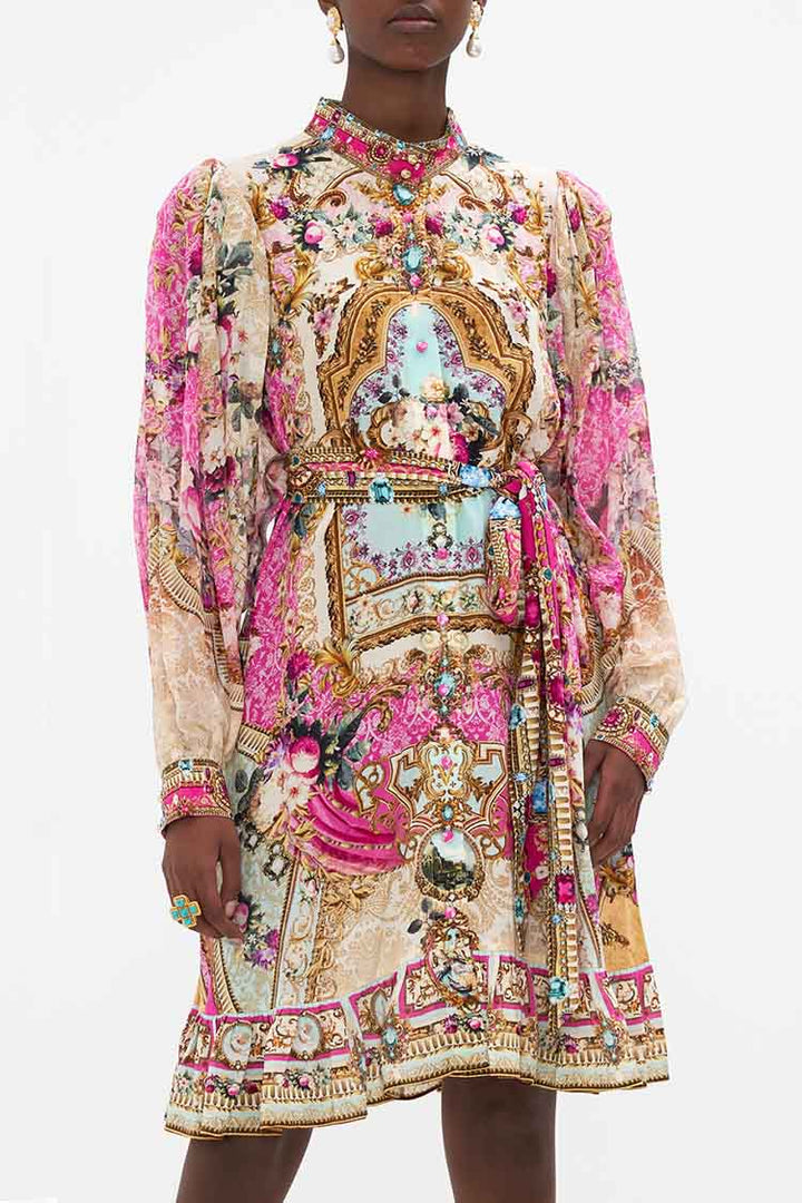 Drop Sleeve Shirt Dress in Call Of The Canel