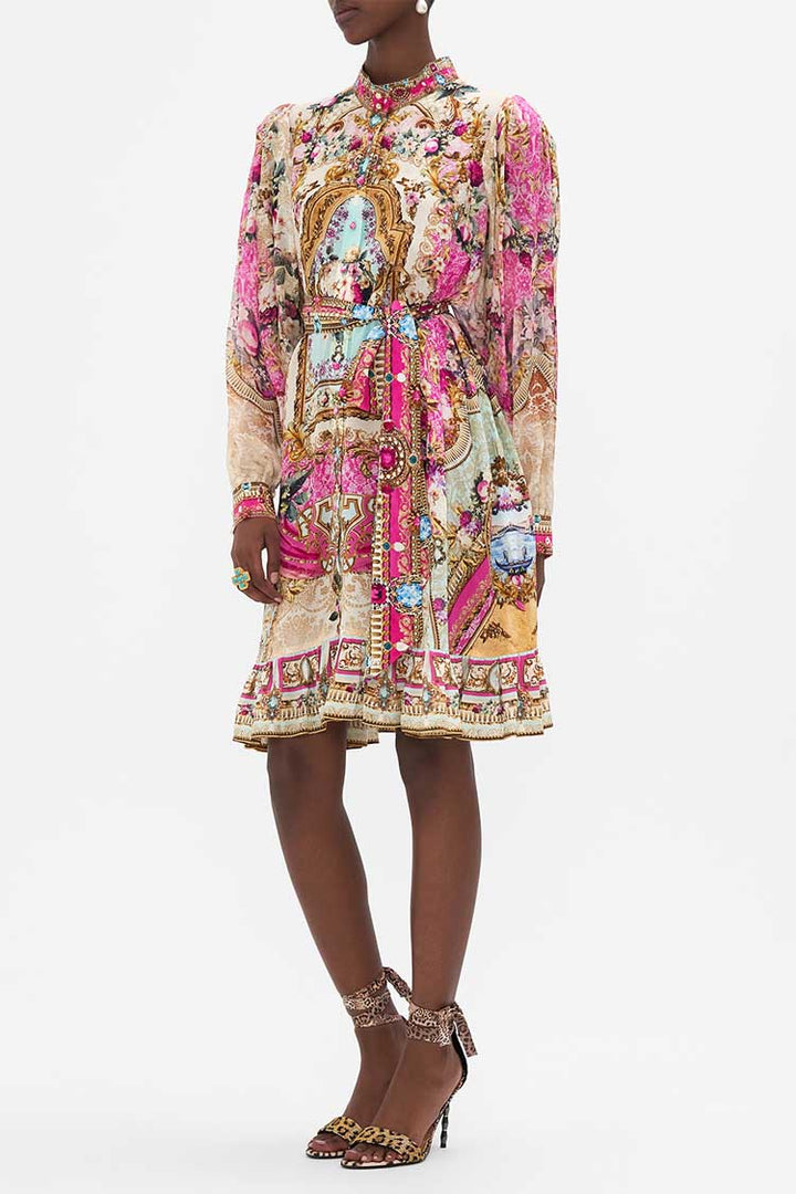 Drop Sleeve Shirt Dress in Call Of The Canel