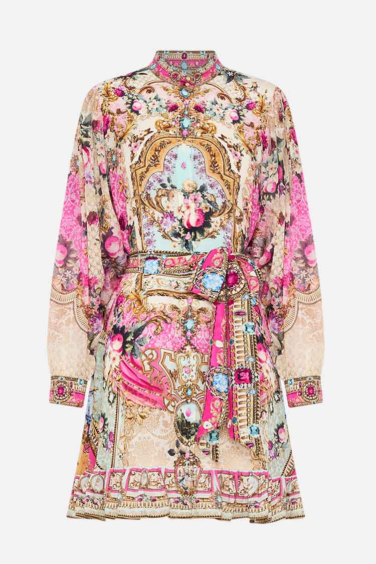 Drop Sleeve Shirt Dress in Call Of The Canel