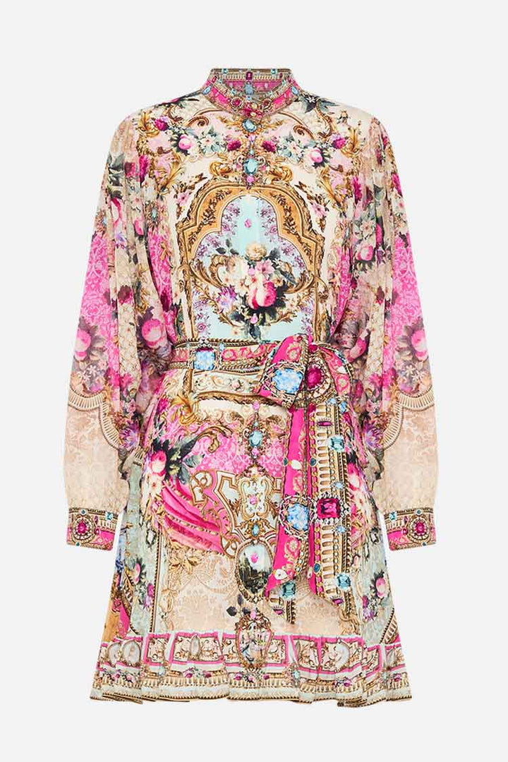 Drop Sleeve Shirt Dress in Call Of The Canel