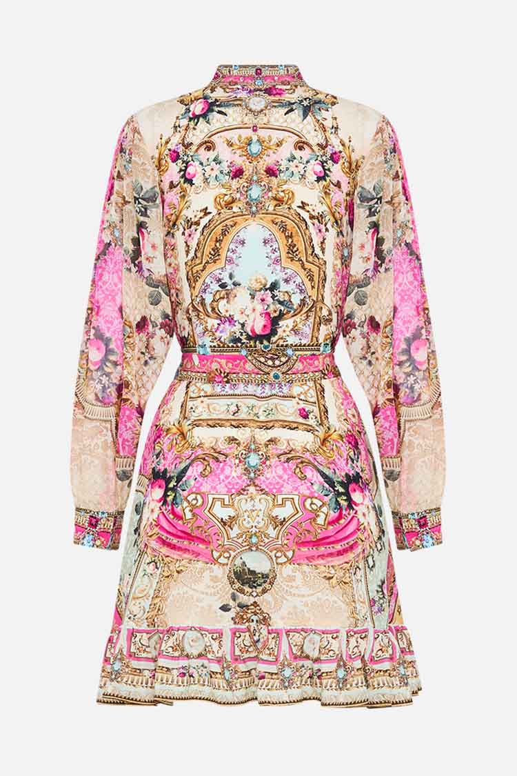 Drop Sleeve Shirt Dress in Call Of The Canel