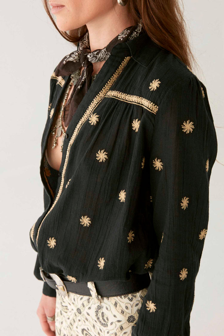 Dylan Constellation Blouse in Starry Night