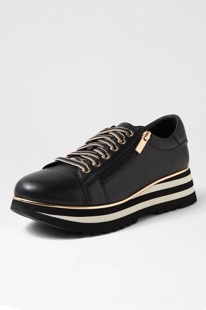 Eammes Lace Up Leather Sneakers