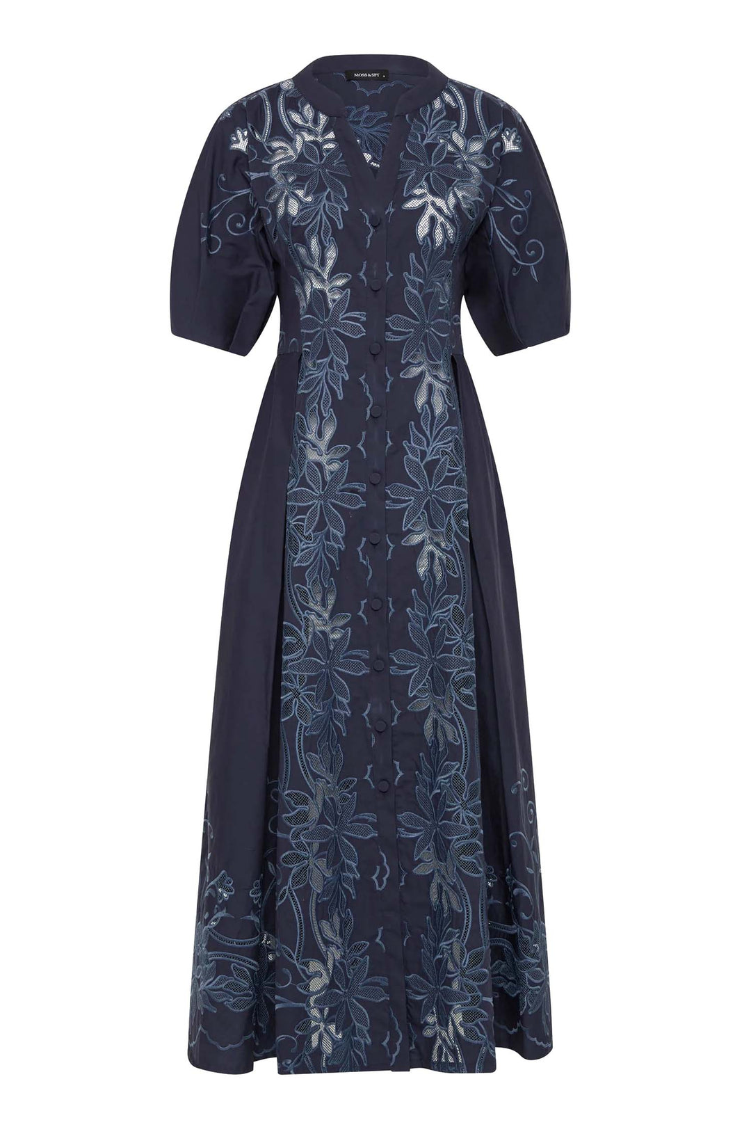 Edwina Shirt Dress in Navy