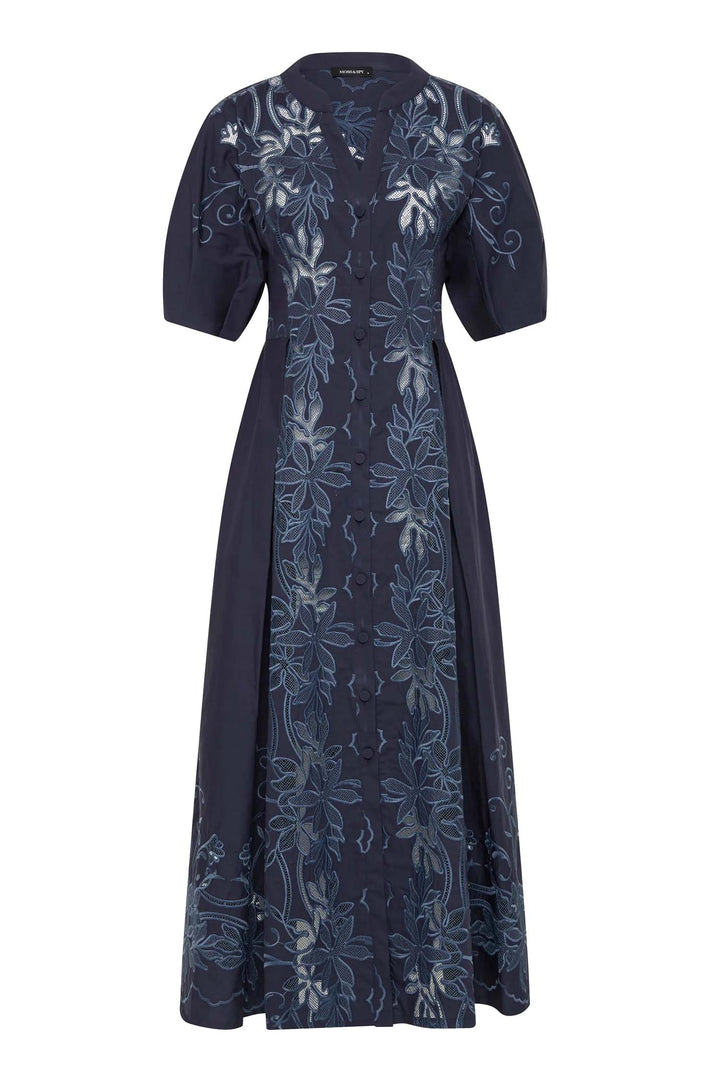 Edwina Shirt Dress in Navy